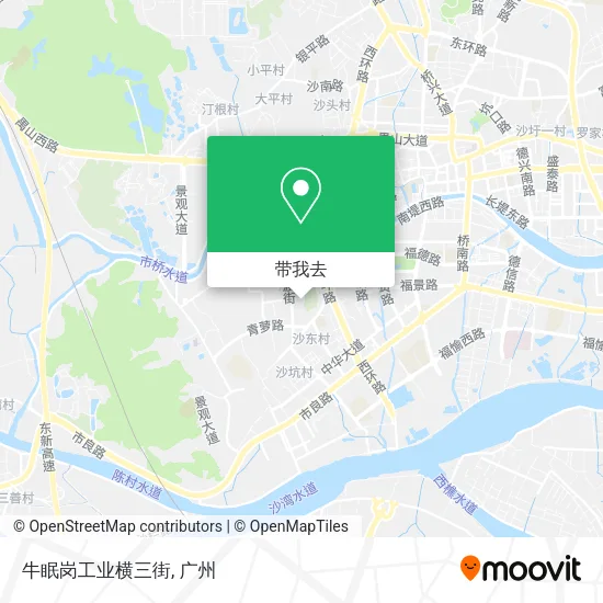 牛眠岗工业横三街地图