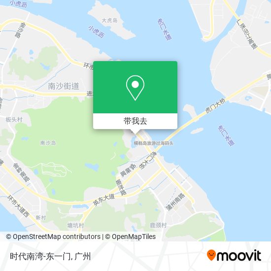 时代南湾-东一门地图