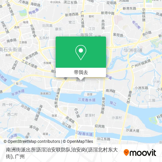 南洲街派出所沥滘治安联防队治安岗(沥滘北村东大街)地图
