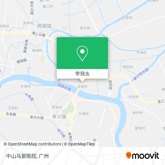 中山马新医院地图