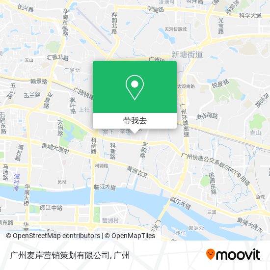 广州麦岸营销策划有限公司地图