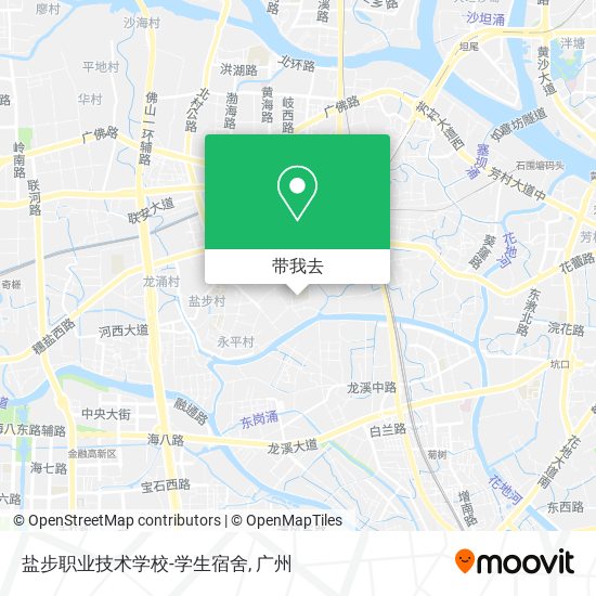 盐步职业技术学校-学生宿舍地图