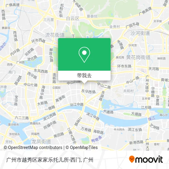 广州市越秀区家家乐托儿所-西门地图