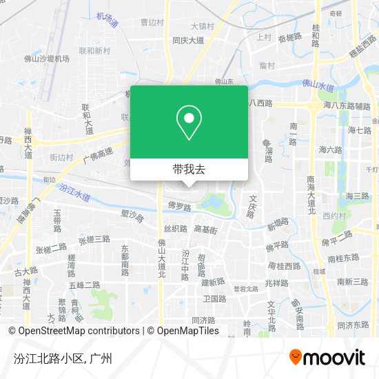 汾江北路小区地图