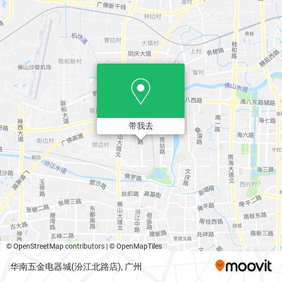 华南五金电器城(汾江北路店)地图