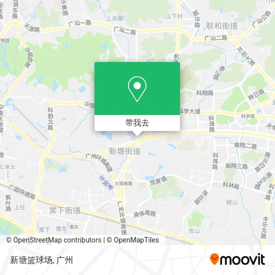 新塘篮球场地图