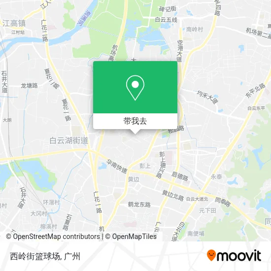 西岭街篮球场地图