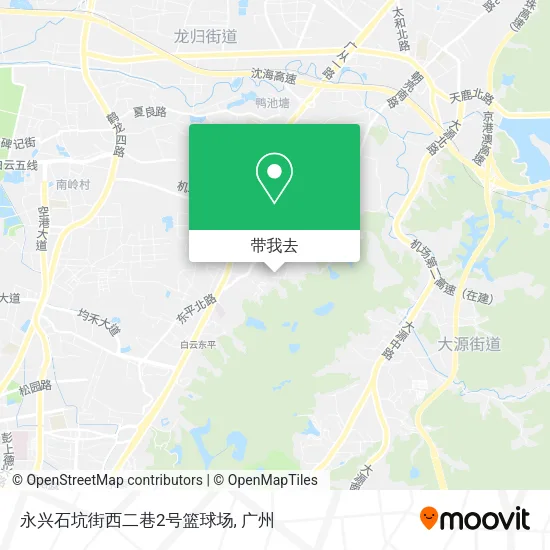 永兴石坑街西二巷2号篮球场地图
