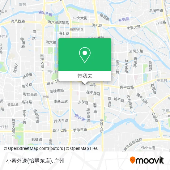 小蜜外送(怡翠东店)地图