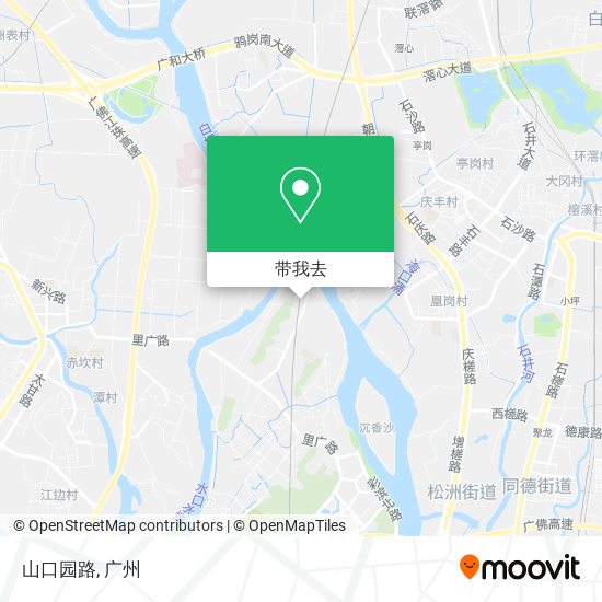 山口园路地图