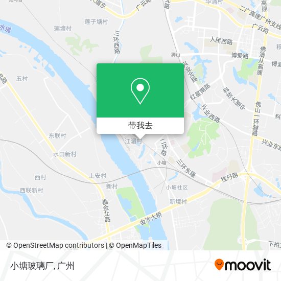 小塘玻璃厂地图