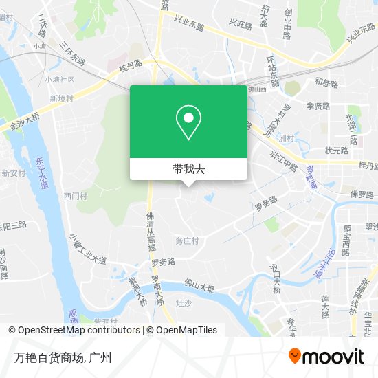 万艳百货商场地图