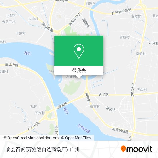 俊会百货(万鑫隆自选商场店)地图