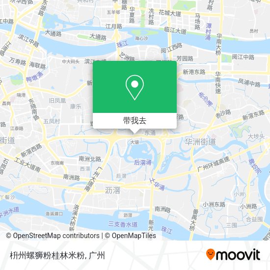 枡州螺狮粉桂林米粉地图