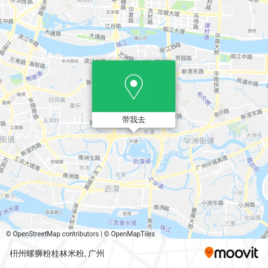 枡州螺狮粉桂林米粉地图