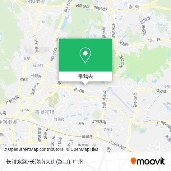 长湴东路/长湴南大街(路口)地图