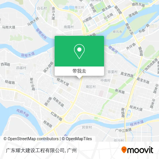 广东耀大建设工程有限公司地图