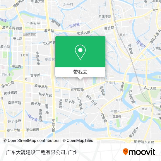 广东大巍建设工程有限公司地图