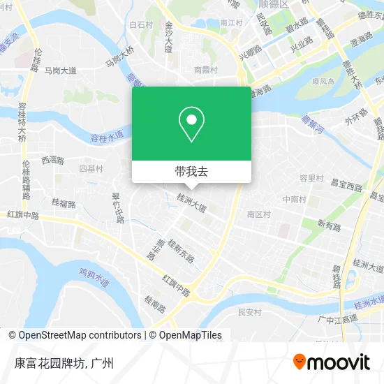 康富花园牌坊地图
