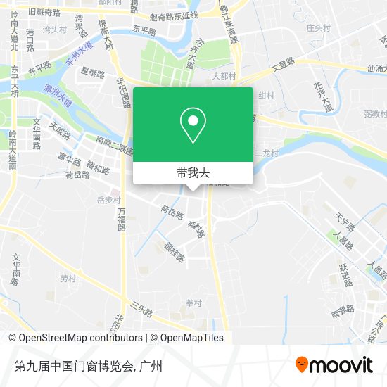 第九届中国门窗博览会地图