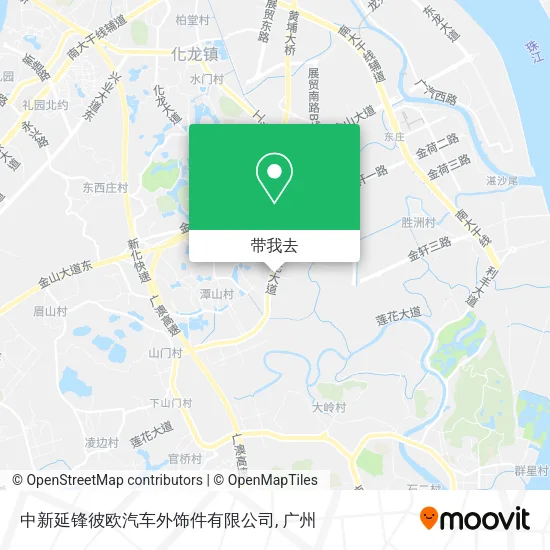 中新延锋彼欧汽车外饰件有限公司地图