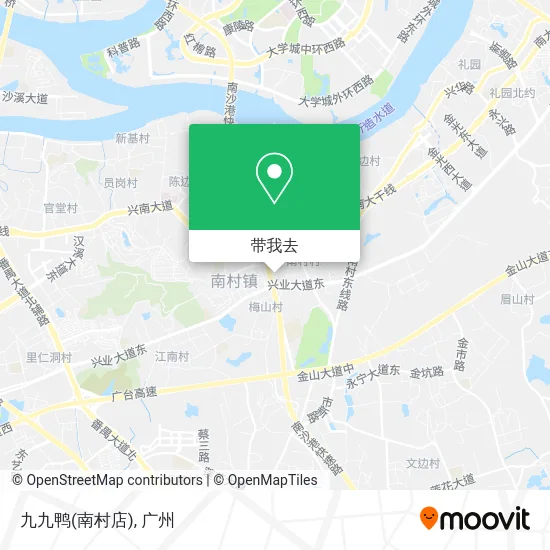 九九鸭(南村店)地图