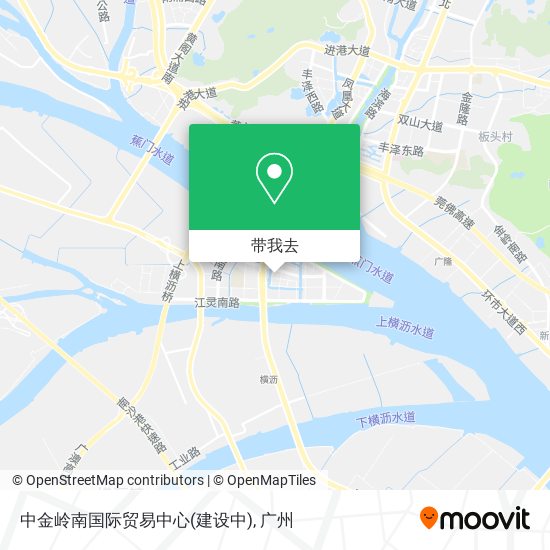 中金岭南国际贸易中心(建设中)地图