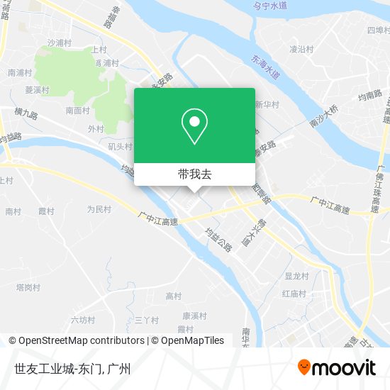 世友工业城-东门地图
