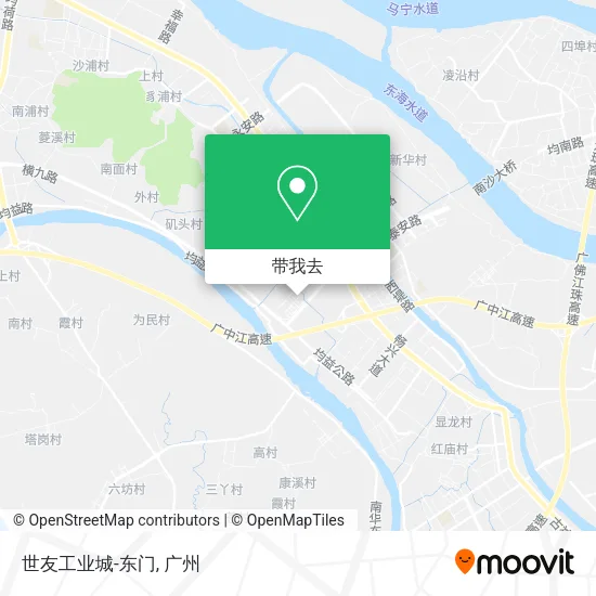 世友工业城-东门地图