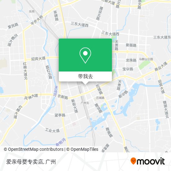 爱亲母婴专卖店地图