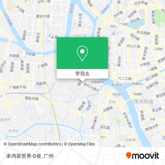 承鸿茶世界-D座地图