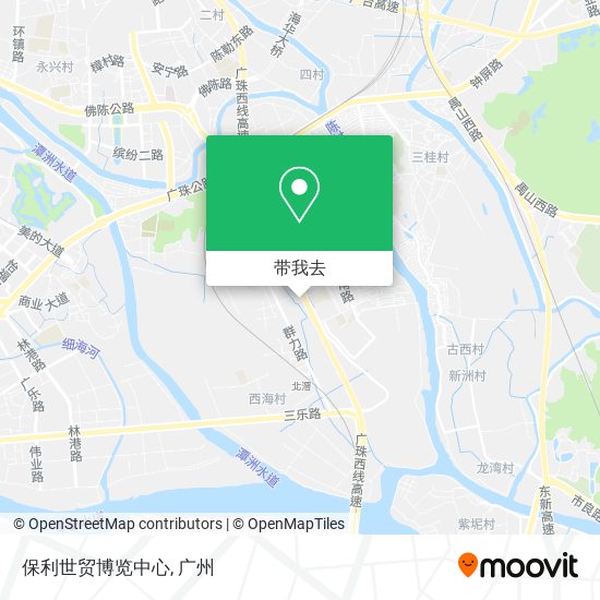 保利世贸博览中心地图