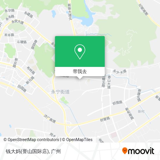 钱大妈(誉山国际店)地图