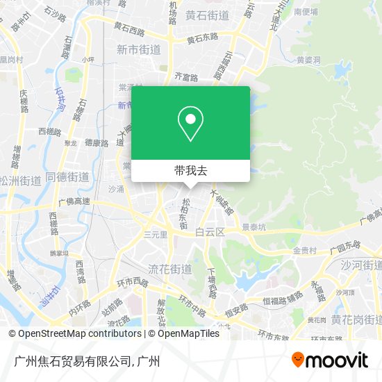 广州焦石贸易有限公司地图