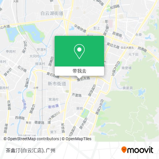 茶鑫汀(白云汇店)地图