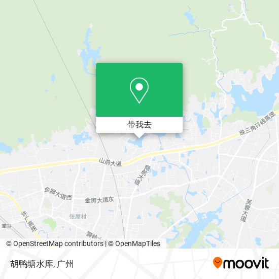 胡鸭塘水库地图
