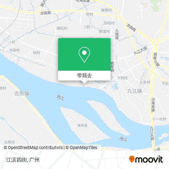江滨四街地图