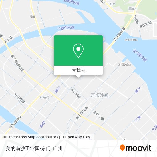 美的南沙工业园-东门地图