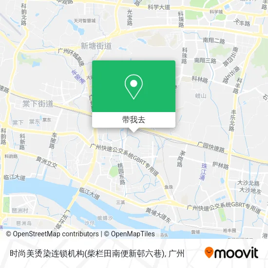 时尚美烫染连锁机构(柴栏田南便新邨六巷)地图