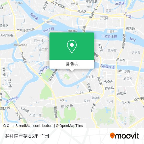 碧桂园华苑-25座地图