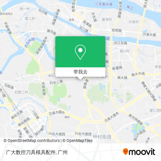 广大数控刀具模具配件地图