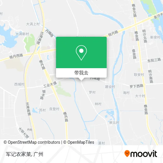 军记农家菜地图