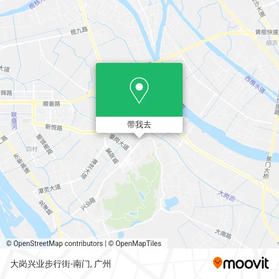 大岗兴业步行街-南门地图