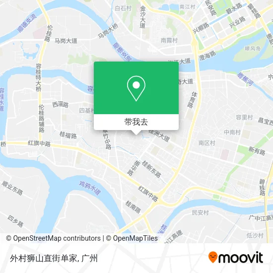 外村狮山直街单家地图