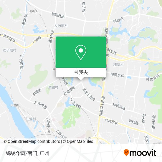 锦绣华庭-南门地图