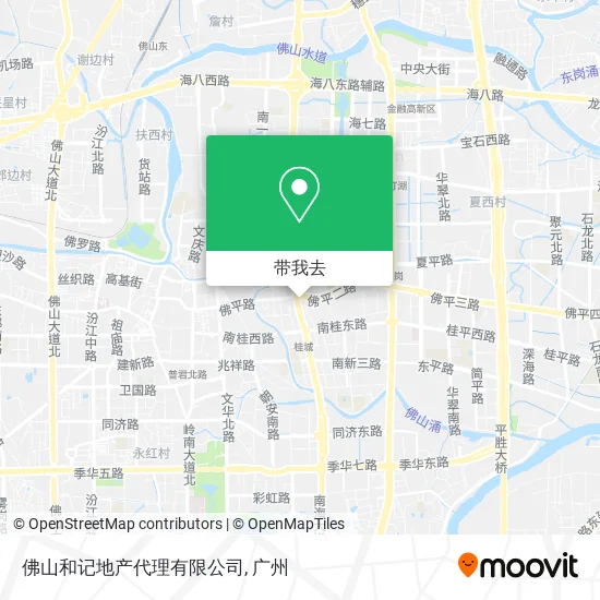 佛山和记地产代理有限公司地图