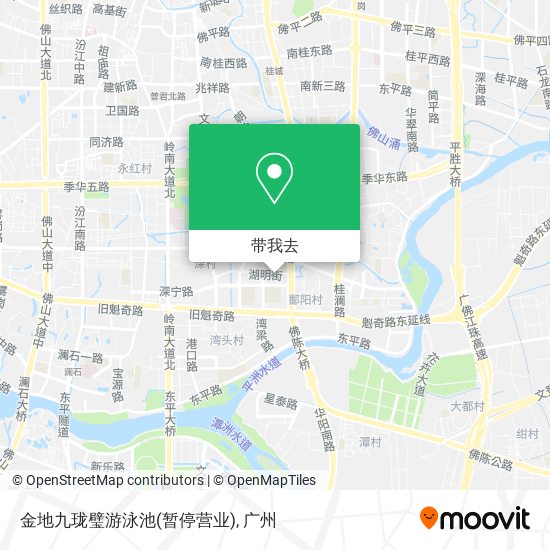 金地九珑璧游泳池(暂停营业)地图