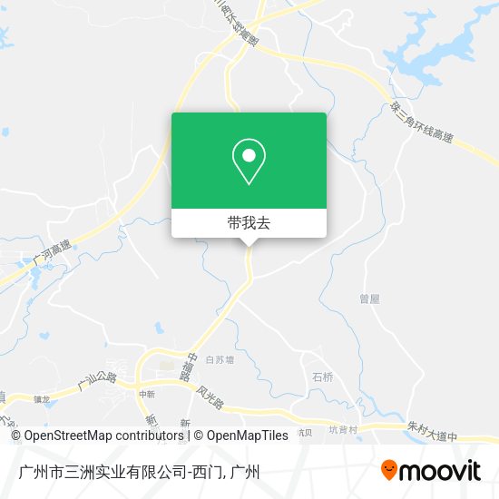 广州市三洲实业有限公司-西门地图