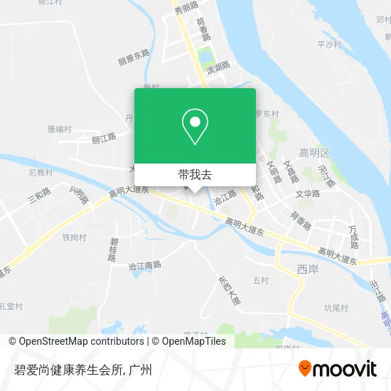 碧爱尚健康养生会所地图