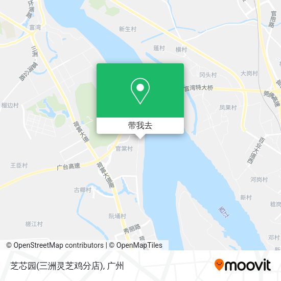 芝芯园(三洲灵芝鸡分店)地图